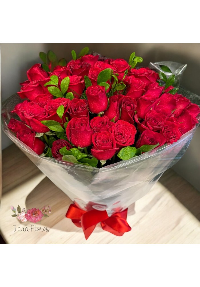 Buquê 60 rosas