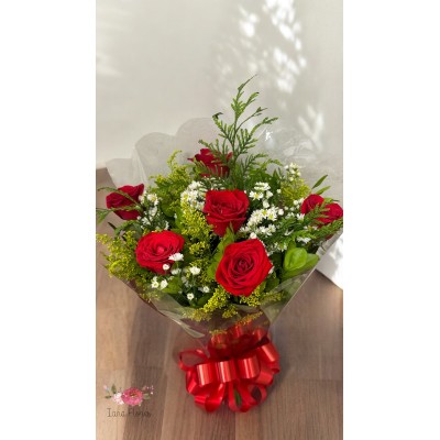 Buquê  6 Rosas 
