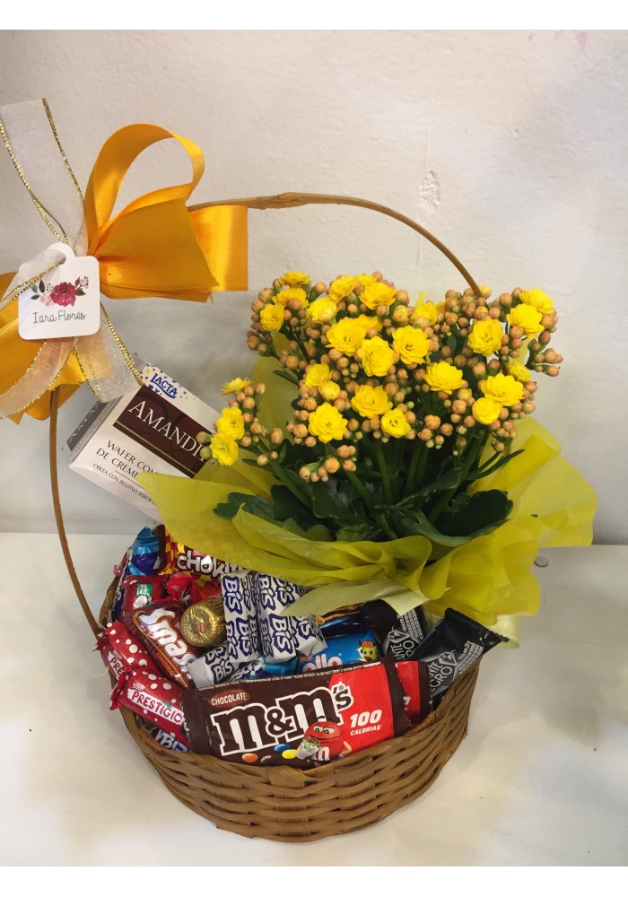 Cesta de chocolates