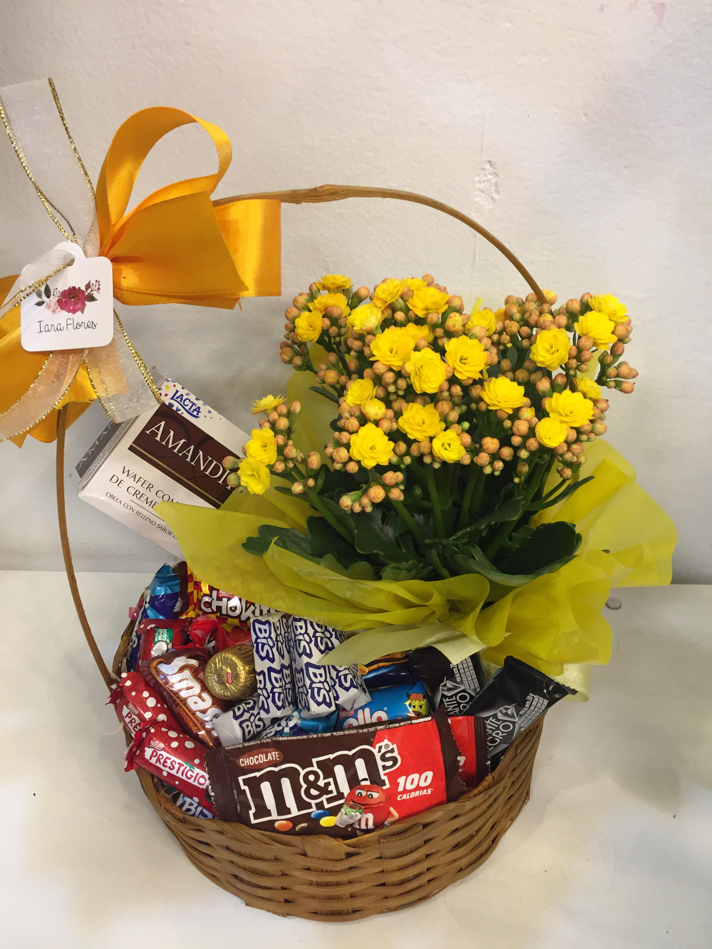 Cesta de chocolates